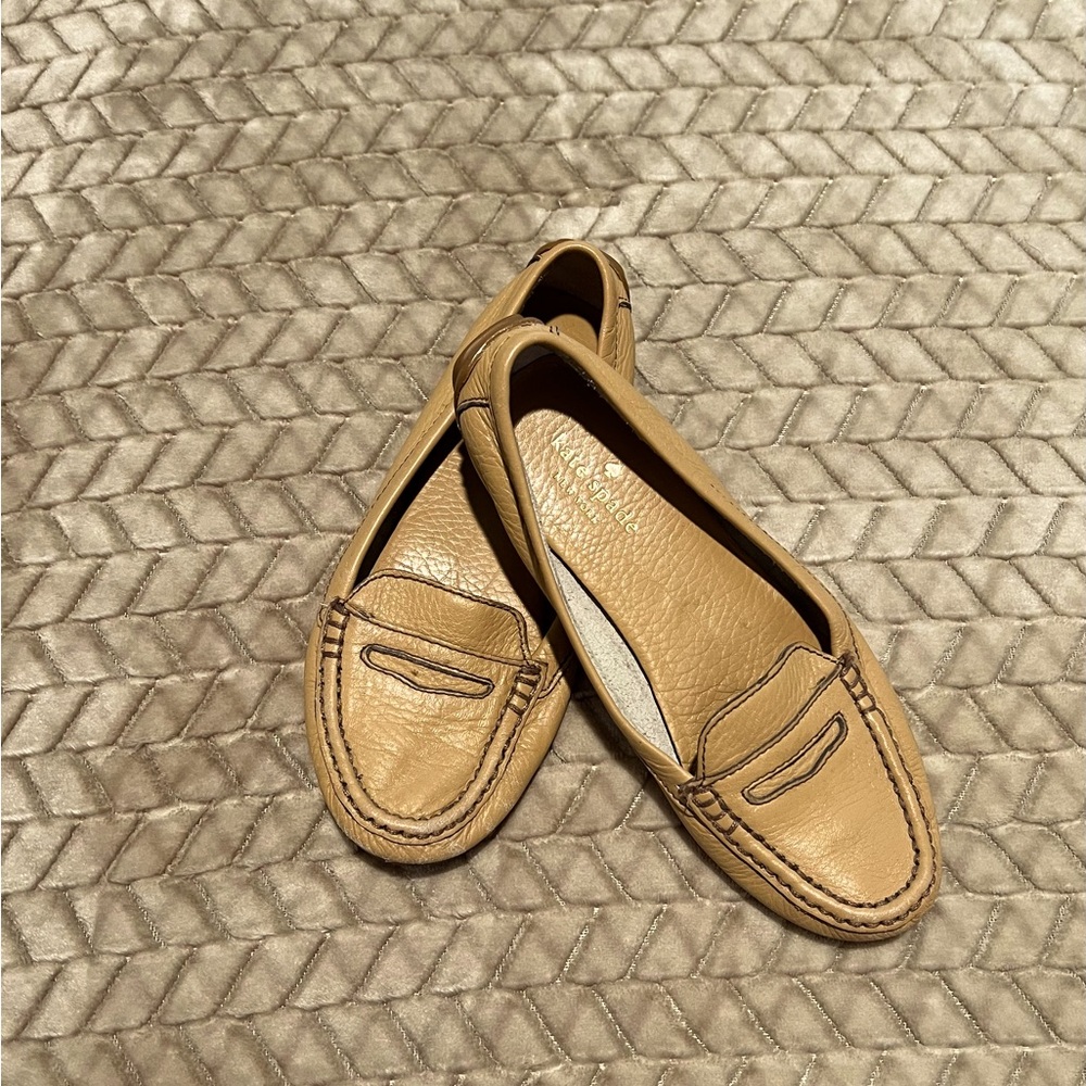 Kade Spade loafers. Comfortable, worn.